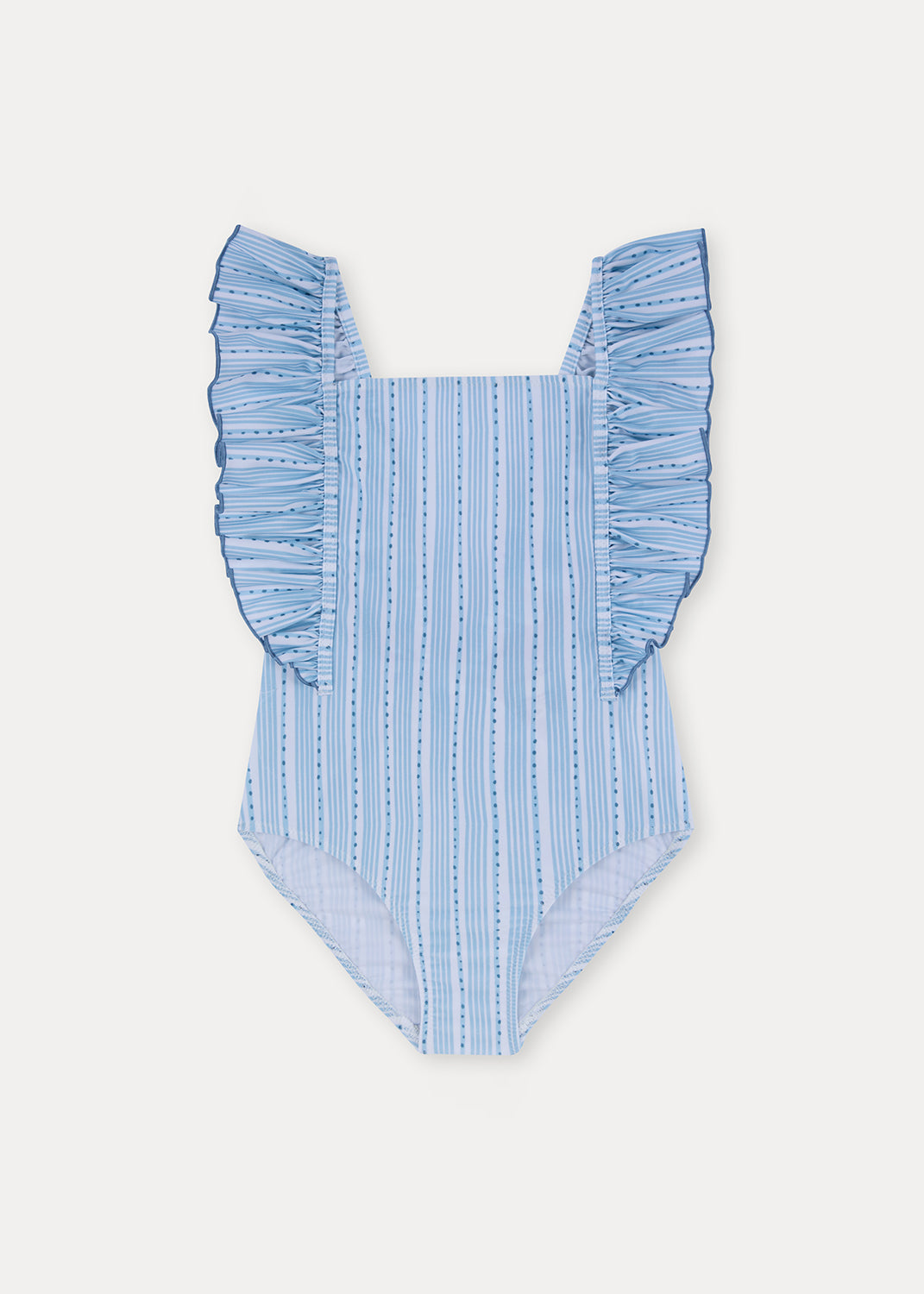 【KongesSløjd】 ITTY FRILL STRIPE BLUE  2y Konges Slojd Float vest Frill swan stripe